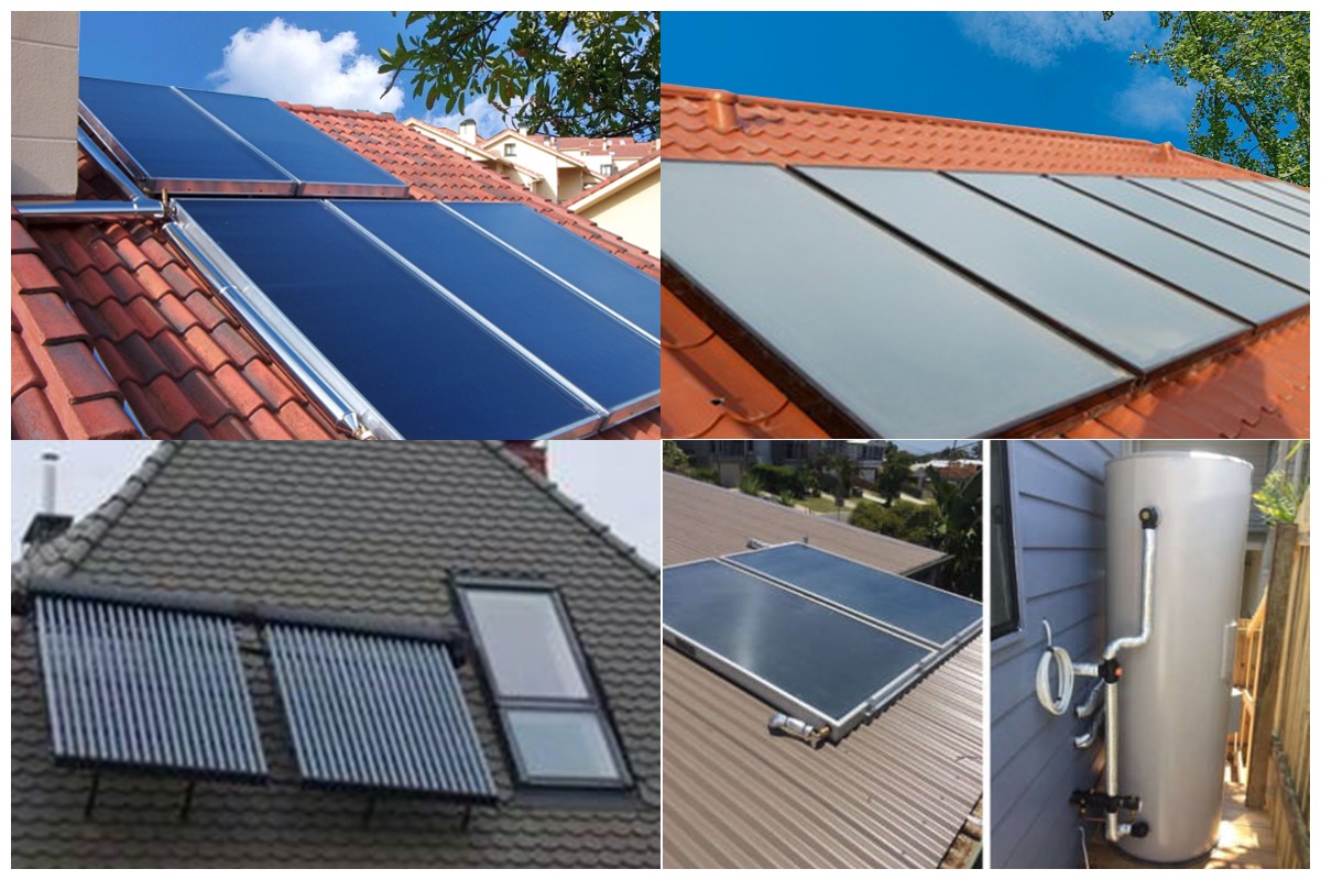 Calentador de agua solar de panel plano dividido Calentador de agua solar de panel plano dividido